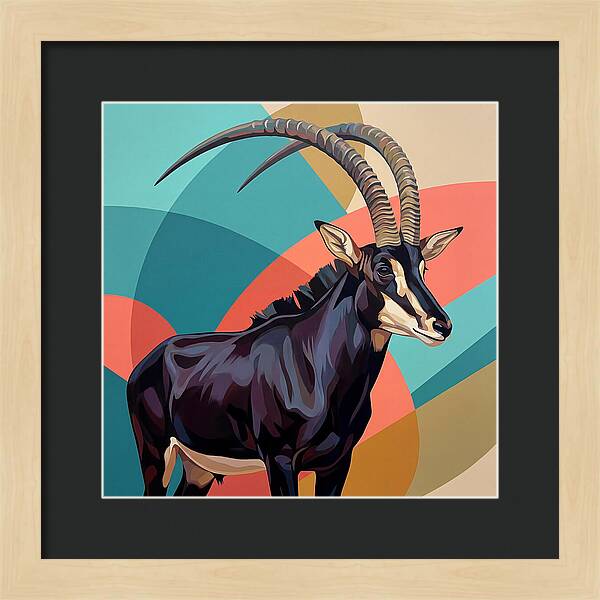 Sable Antelope Portrait