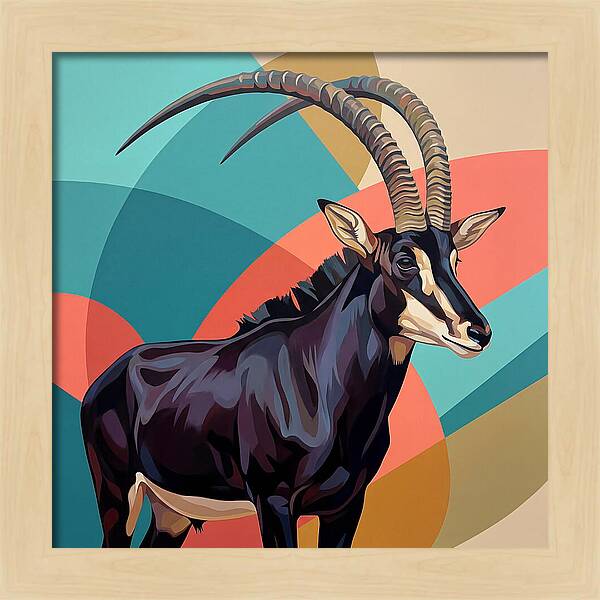 Sable Antelope Portrait