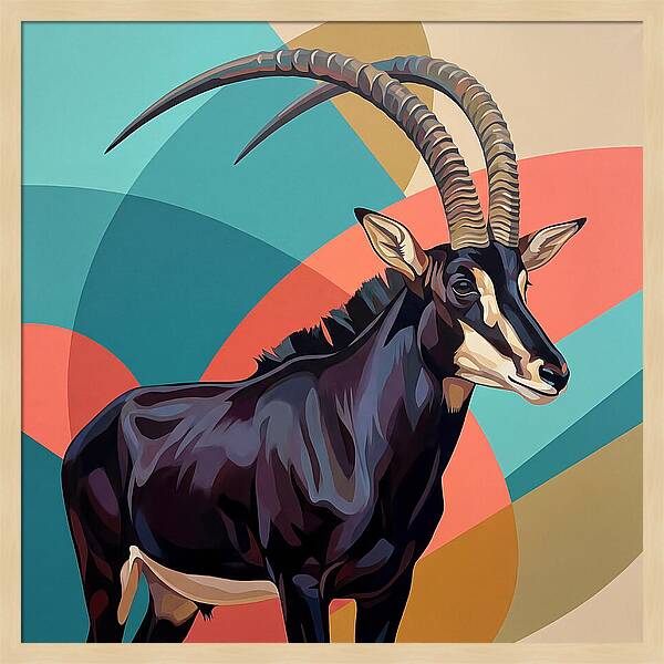 Sable Antelope Portrait