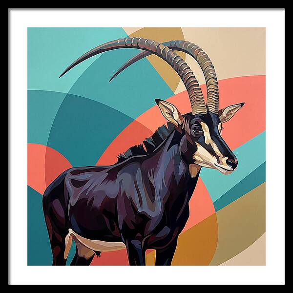 Sable Antelope Portrait