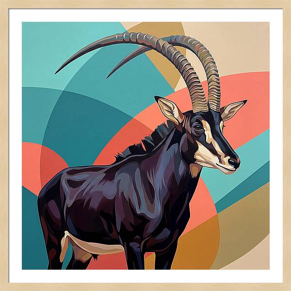 Sable Antelope Portrait