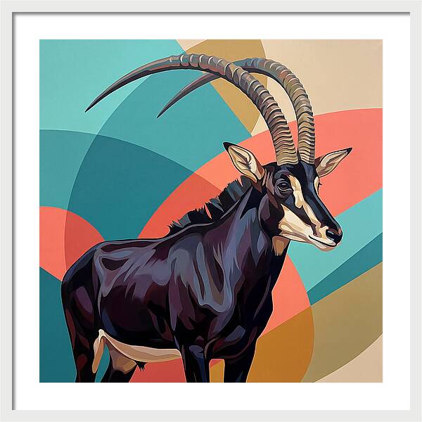 Sable Antelope Portrait