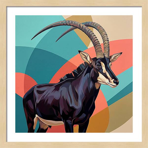 Sable Antelope Portrait