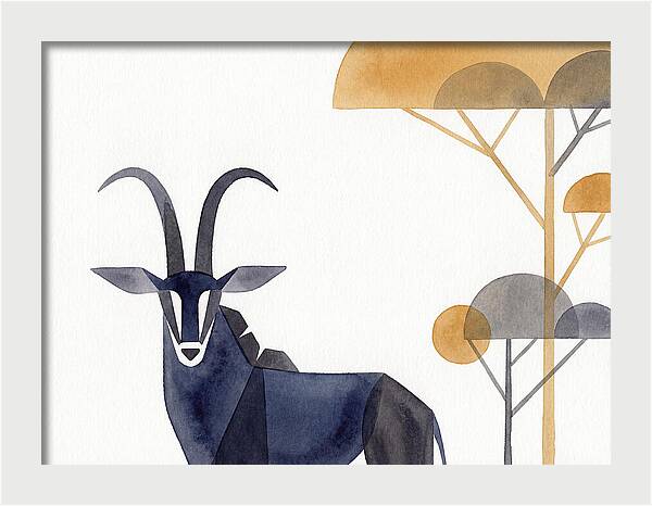 Sable Antelope Silhouette