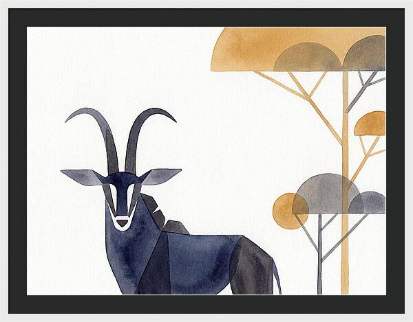 Sable Antelope Silhouette
