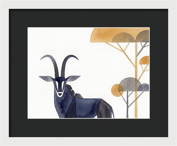 Sable Antelope Silhouette