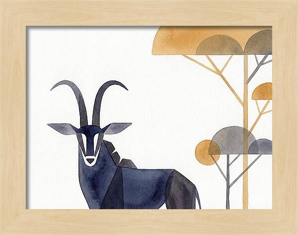 Sable Antelope Silhouette
