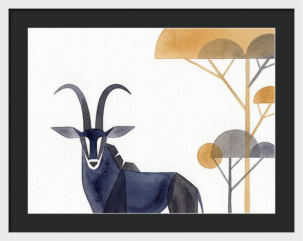 Sable Antelope Silhouette