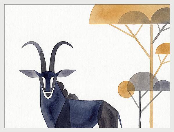 Sable Antelope Silhouette