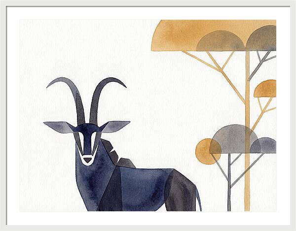 Sable Antelope Silhouette