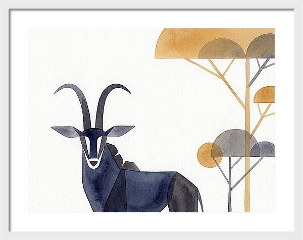 Sable Antelope Silhouette