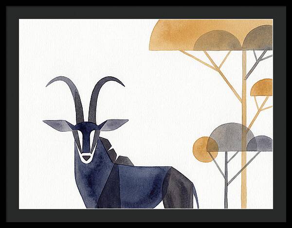 Sable Antelope Silhouette