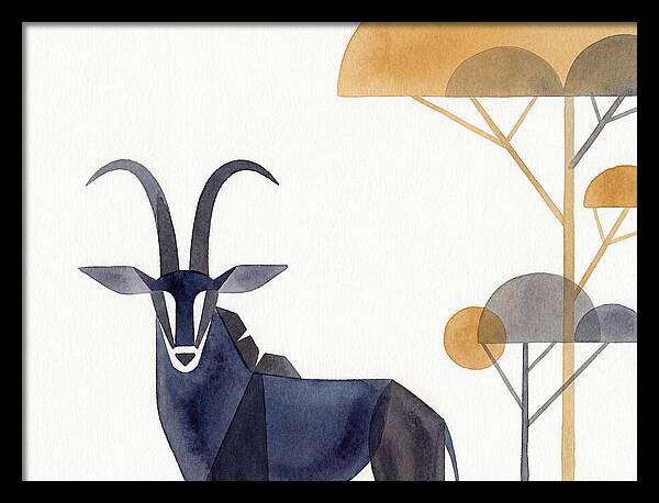 Sable Antelope Silhouette