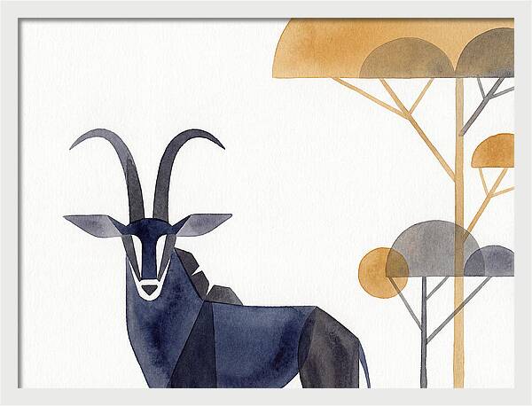 Sable Antelope Silhouette