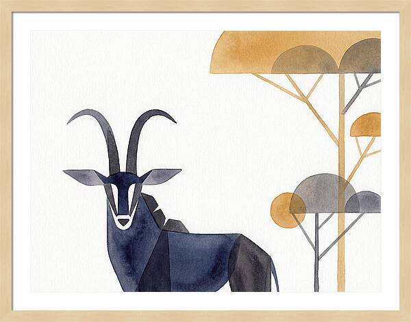 Sable Antelope Silhouette