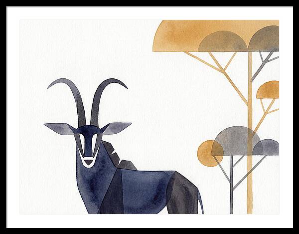 Sable Antelope Silhouette