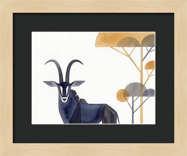 Sable Antelope Silhouette