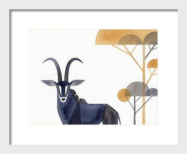 Sable Antelope Silhouette