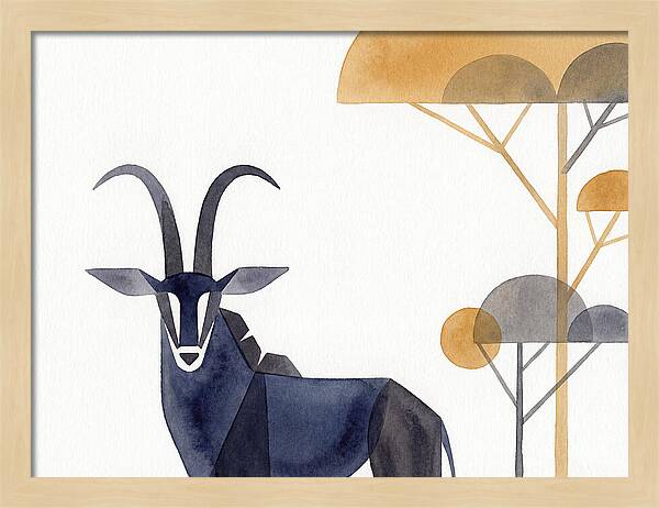 Sable Antelope Silhouette