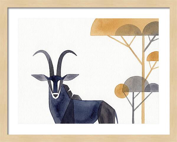 Sable Antelope Silhouette