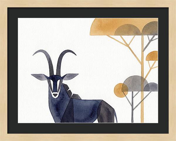 Sable Antelope Silhouette