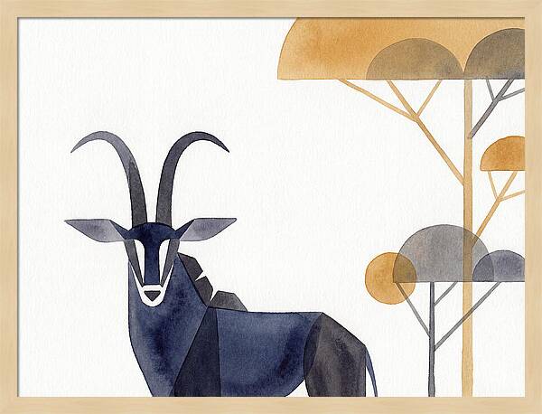 Sable Antelope Silhouette