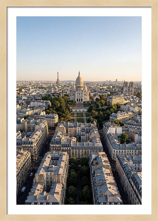 Sacre Coeur Overlooking Paris