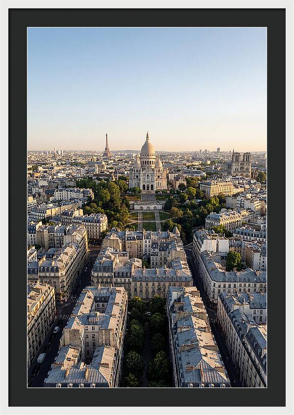 Sacre Coeur Overlooking Paris