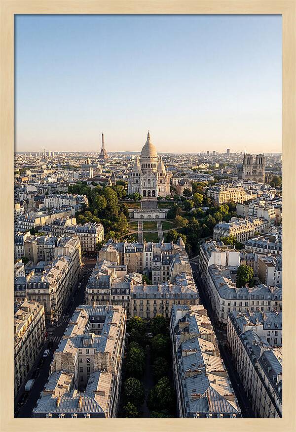 Sacre Coeur Overlooking Paris