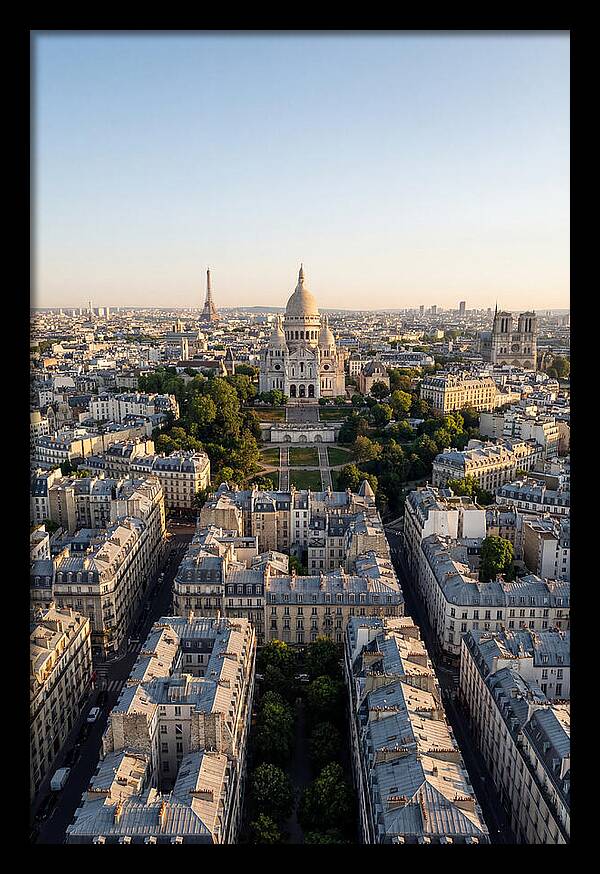 Sacre Coeur Overlooking Paris