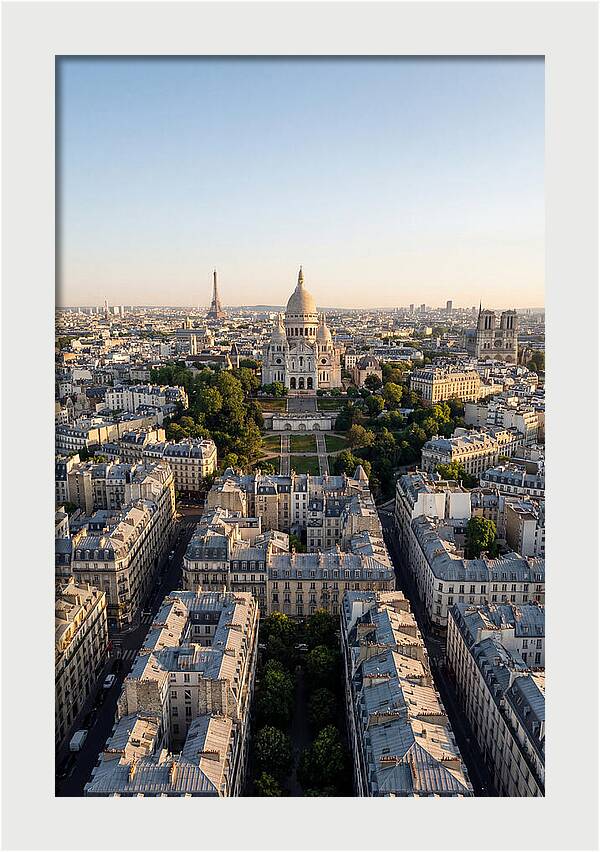 Sacre Coeur Overlooking Paris