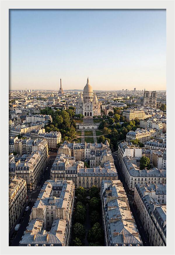 Sacre Coeur Overlooking Paris