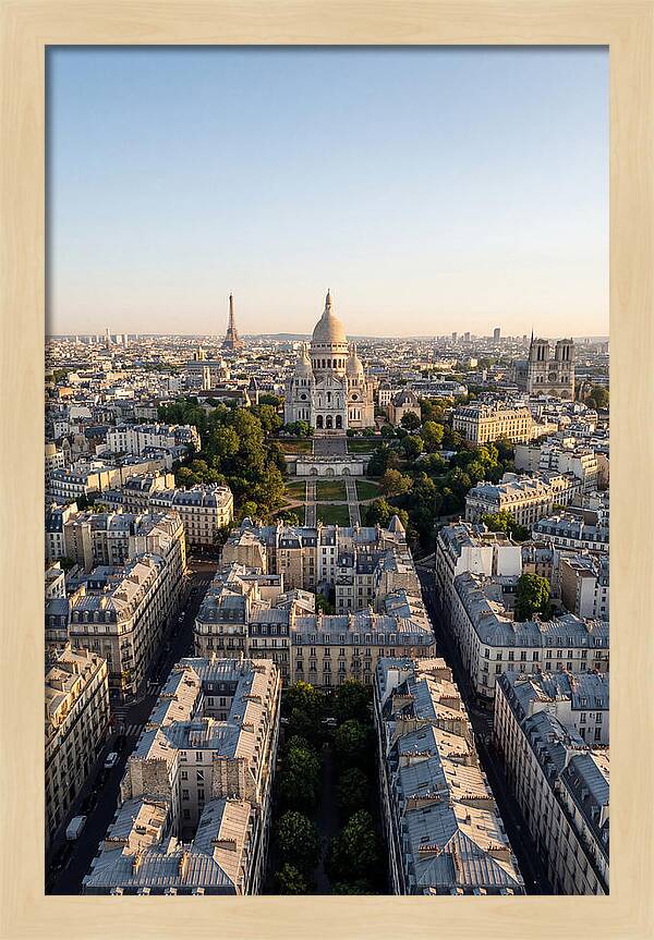 Sacre Coeur Overlooking Paris