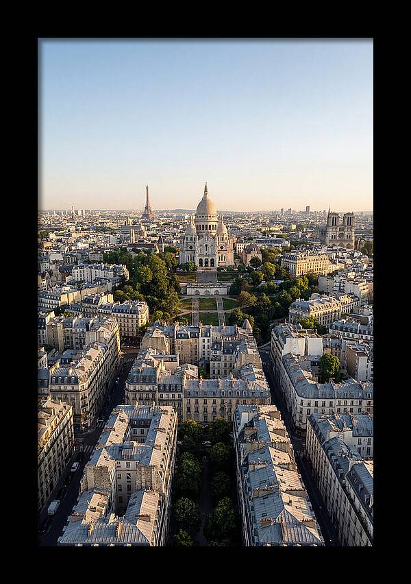 Sacre Coeur Overlooking Paris