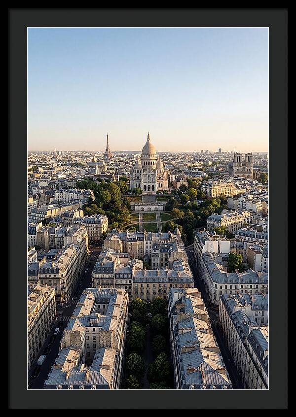 Sacre Coeur Overlooking Paris