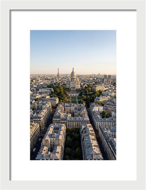 Sacre Coeur Overlooking Paris
