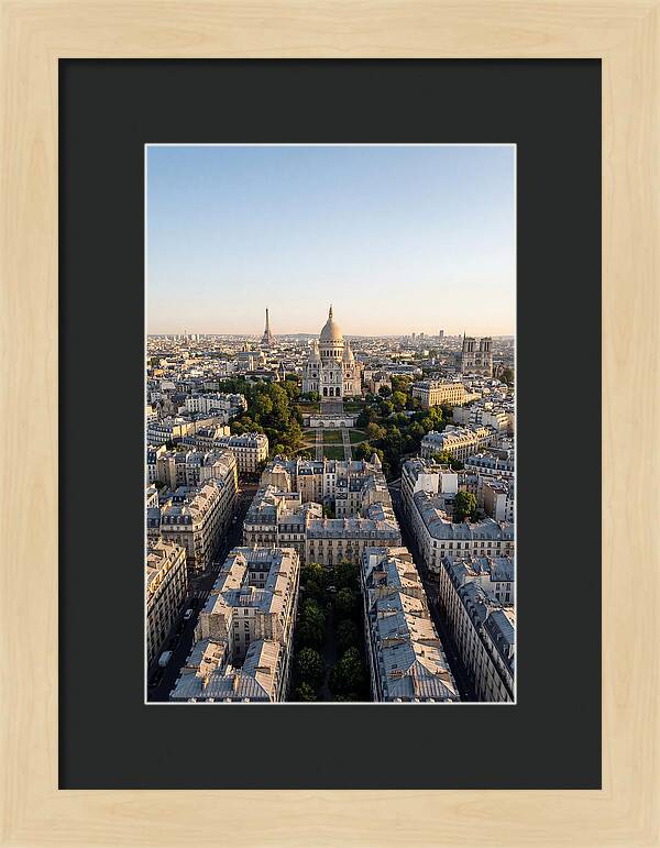 Sacre Coeur Overlooking Paris