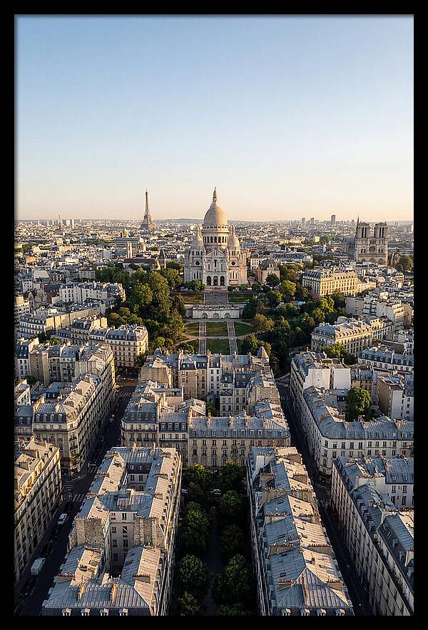 Sacre Coeur Overlooking Paris