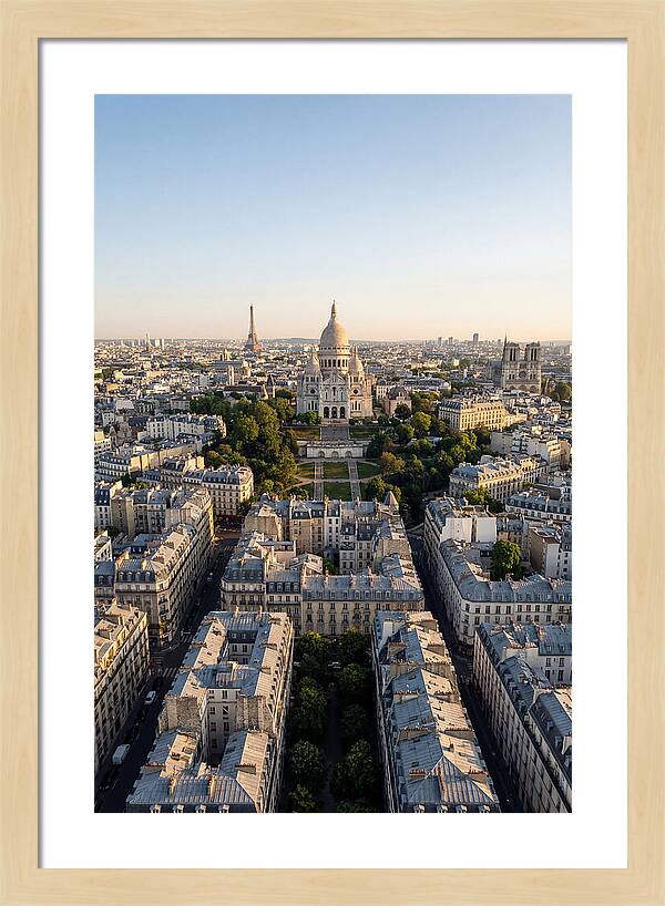 Sacre Coeur Overlooking Paris
