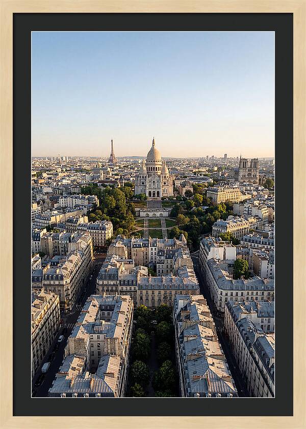 Sacre Coeur Overlooking Paris