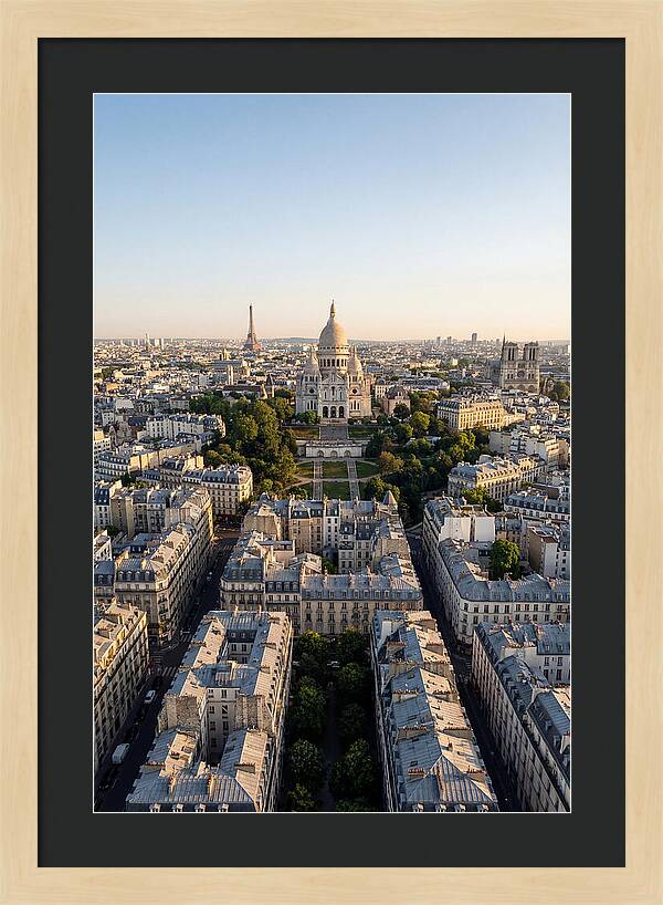 Sacre Coeur Overlooking Paris
