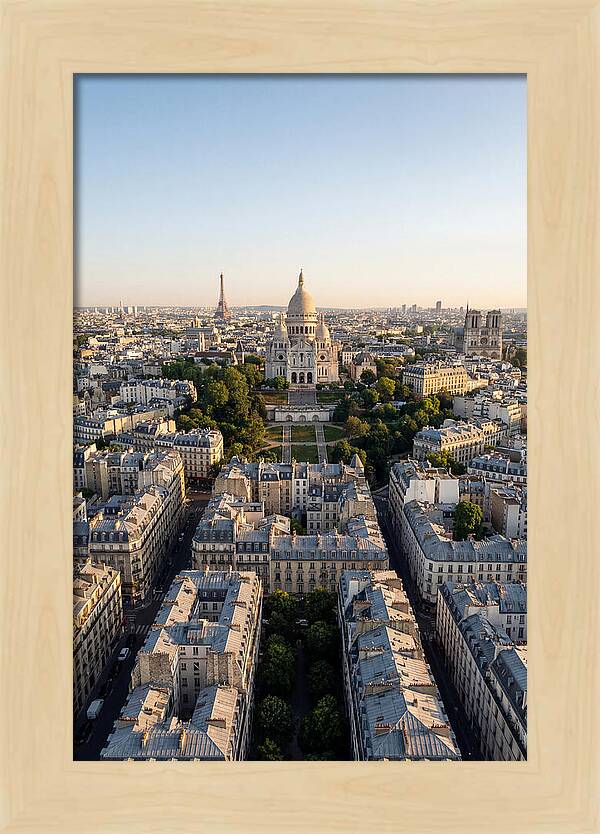 Sacre Coeur Overlooking Paris