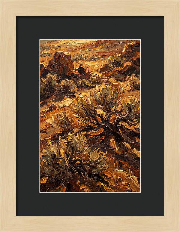 Sage Brush Desert Serenity