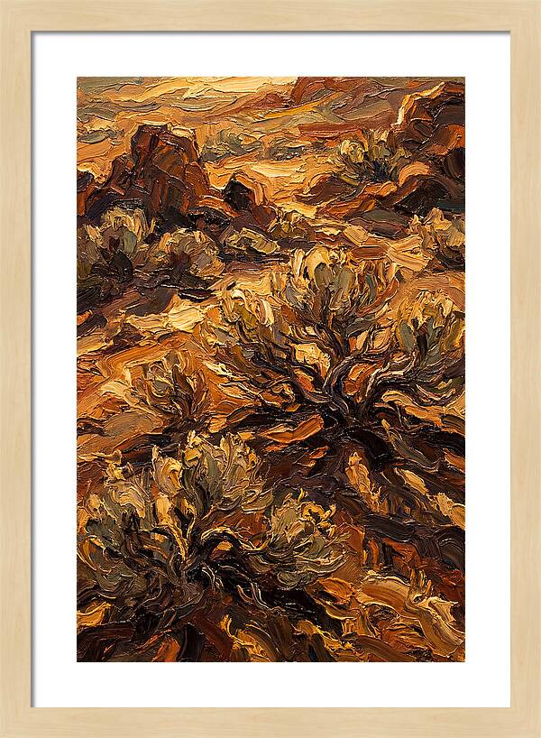 Sage Brush Desert Serenity