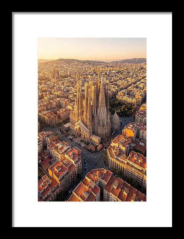 Sagrada Familia At Sunset