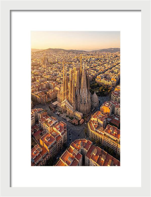 Sagrada Familia At Sunset