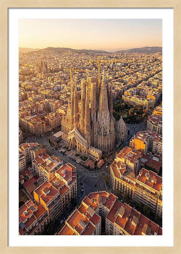Sagrada Familia At Sunset