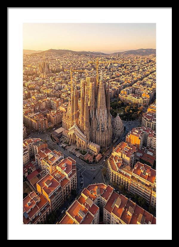 Sagrada Familia At Sunset