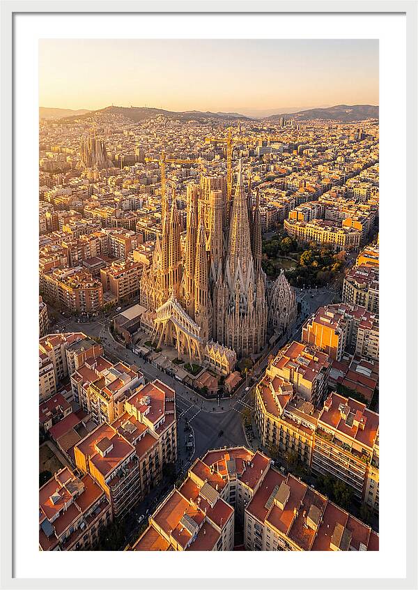Sagrada Familia At Sunset