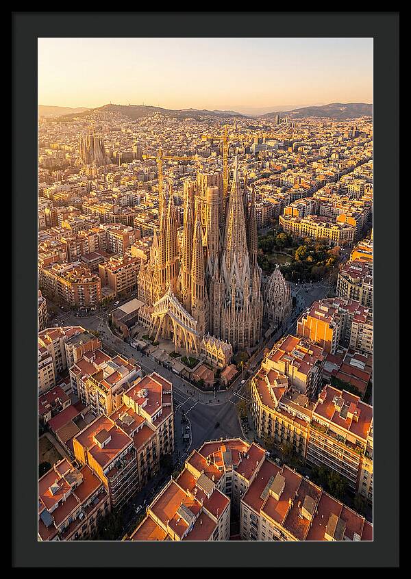 Sagrada Familia At Sunset